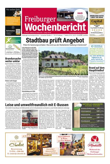 Freiburger Wochenbericht
