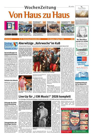 Von Haus zu Haus Denzl. 2025-11-20