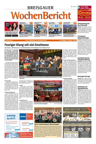 Breisgauer Wochenbericht 2025-11-26