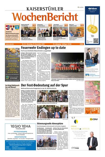 ePaper: Kaiserstühler Wochenbericht Endingen