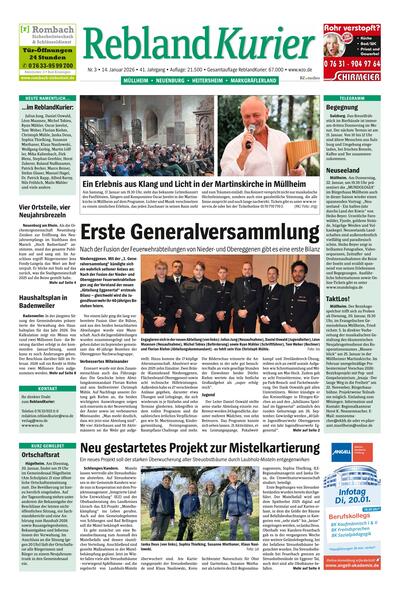 ePaper: ReblandKurier Müllheim