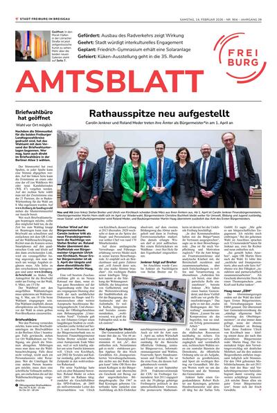 Amtsblatt Freiburg 2026-02-14