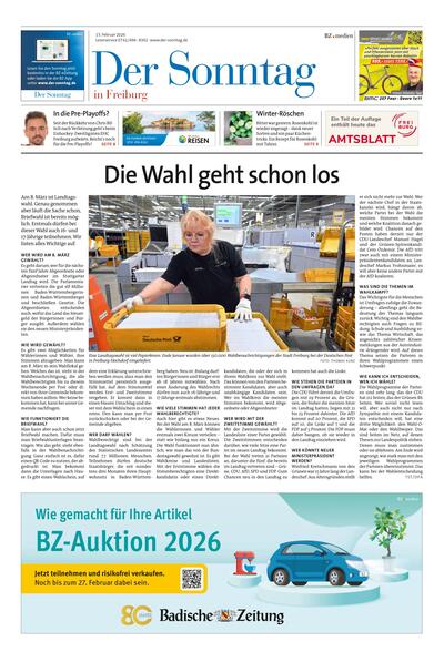 Der Sonntag in Freiburg 2026-02-15