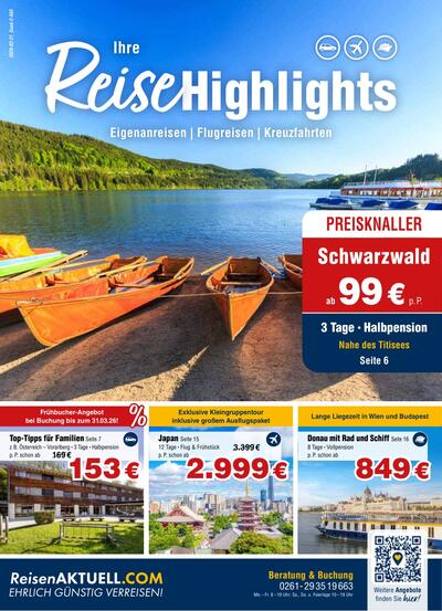 Reisen Aktuell 2026-02-21