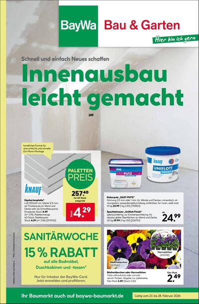 BayWa Bau- & Gartenmärkte 2026-02-21
