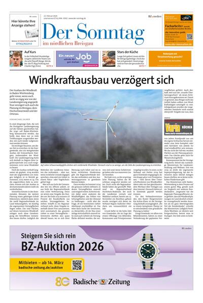 Der Sonntag im nördlichen Breisgau 2026-02-22