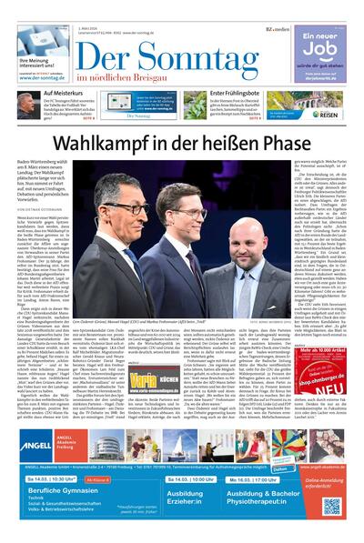 Der Sonntag im nördlichen Breisgau 2026-03-01