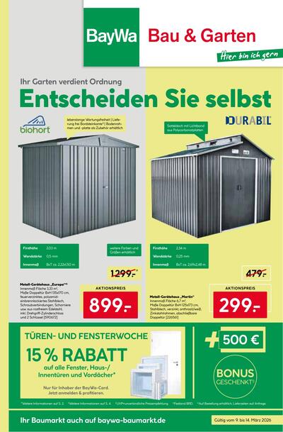 BayWa Bau- & Gartenmärkte 2026-03-07