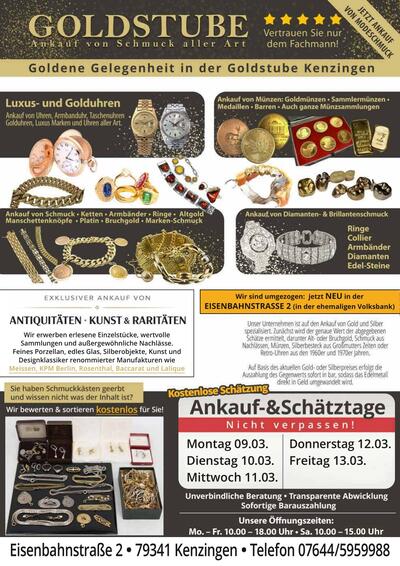 Goldstube Kenzingen 2026-03-09