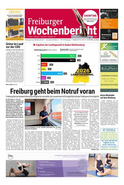 Freiburger Wochenbericht 2026-03-11