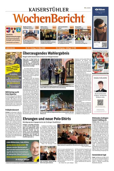 ePaper: Kaiserstühler Wochenbericht Endingen