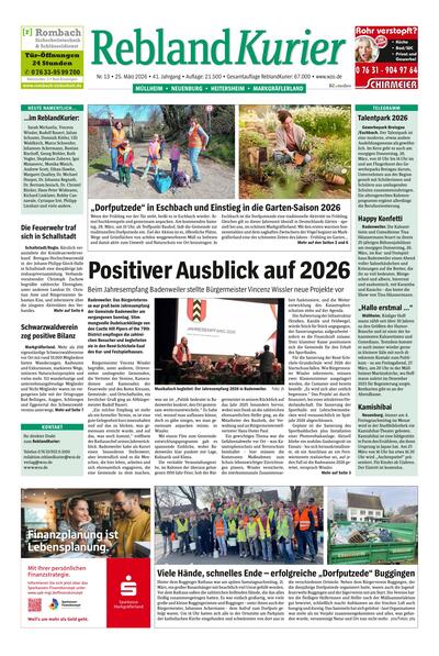 ePaper: ReblandKurier Müllheim