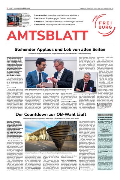 Amtsblatt Freiburg 2026-03-28