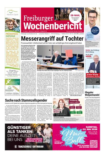 Freiburger Wochenbericht 2026-04-15