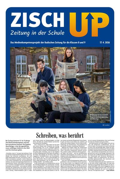 Zeitung in der Schule 2026-04-17