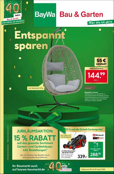 BayWa Bau- & Gartenmärkte 2026-04-18