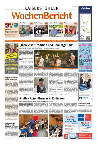 ePaper: Kaiserstühler Wochenbericht Endingen