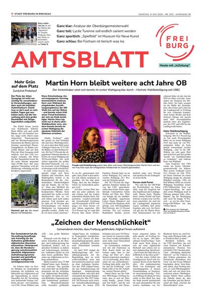 Amtsblatt Freiburg 2026-05-09