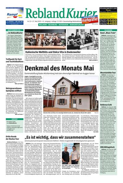 ePaper: ReblandKurier Müllheim