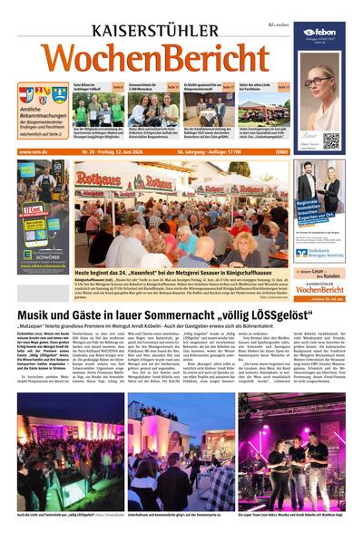 ePaper: Kaiserstühler Wochenbericht Endingen