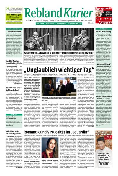 ePaper: ReblandKurier Müllheim