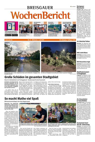 ePaper: Breisgauer Wochenbericht