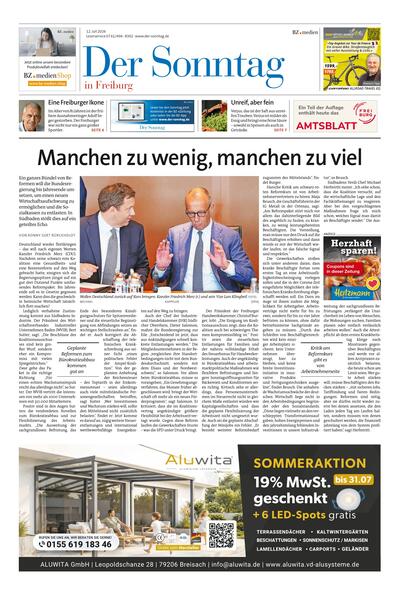 Der Sonntag in Freiburg 2026-07-12