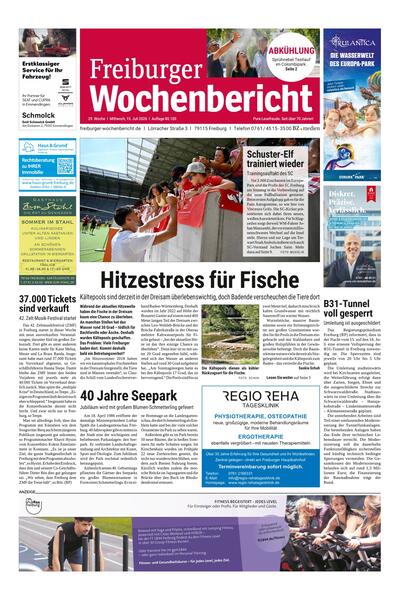 Freiburger Wochenbericht 2026-07-15