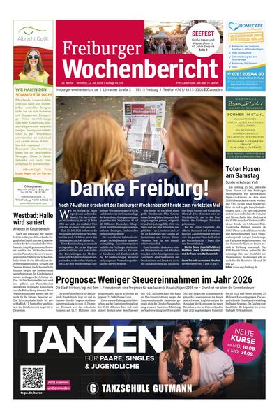 Freiburger Wochenbericht 2026-07-22