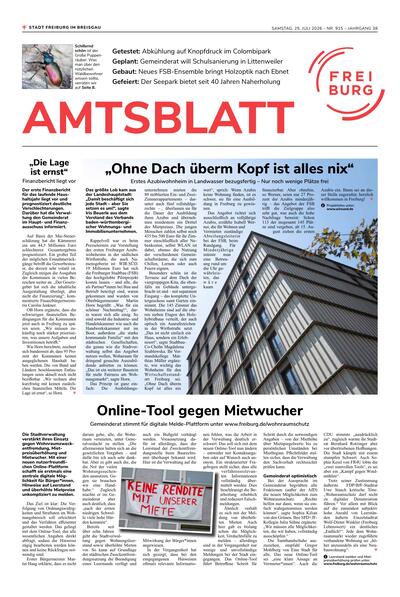 Amtsblatt Freiburg 2026-08-01
