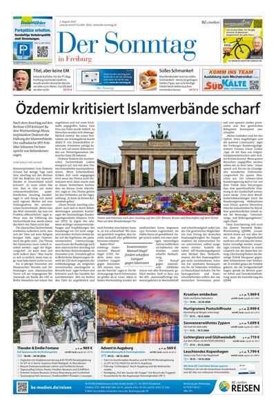 Der Sonntag in Freiburg 2026-08-02