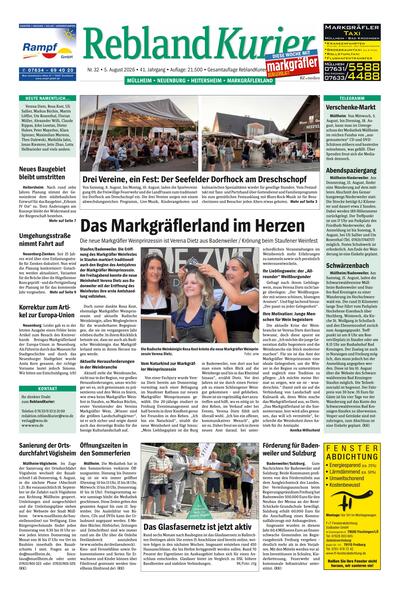ePaper: ReblandKurier Müllheim