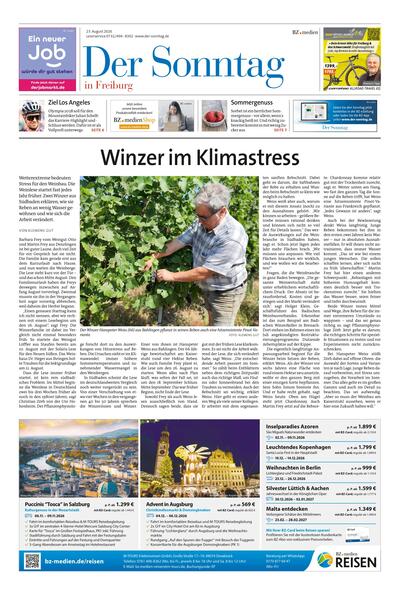 Der Sonntag in Freiburg 2026-08-23