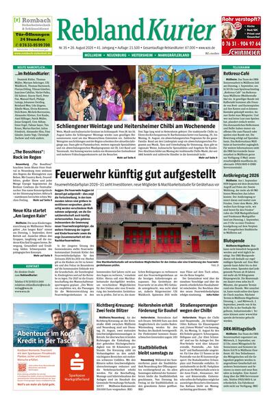 ePaper: ReblandKurier Müllheim