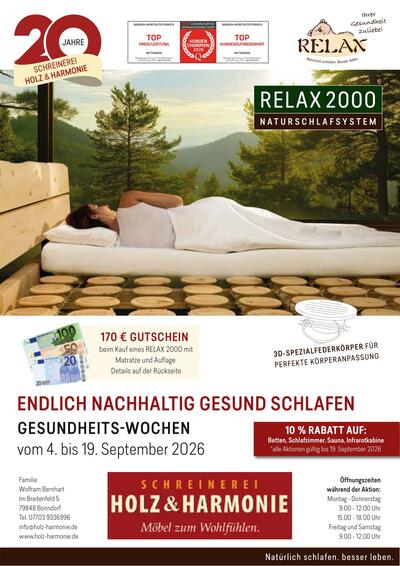 Schreinerei Holz & Harmonie 2026-09-04