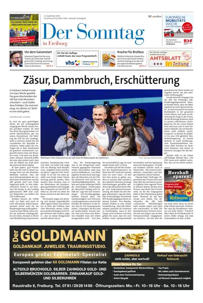 Der Sonntag in Freiburg