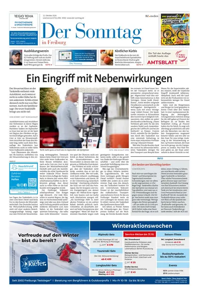 Der Sonntag in Freiburg 2026-10-11