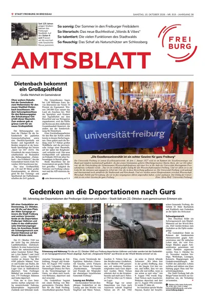 Amtsblatt Freiburg 2026-10-17